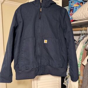 Women’s Carhartt Dark Blue Loose Fit Jacket- size XL. NEVER WORN.